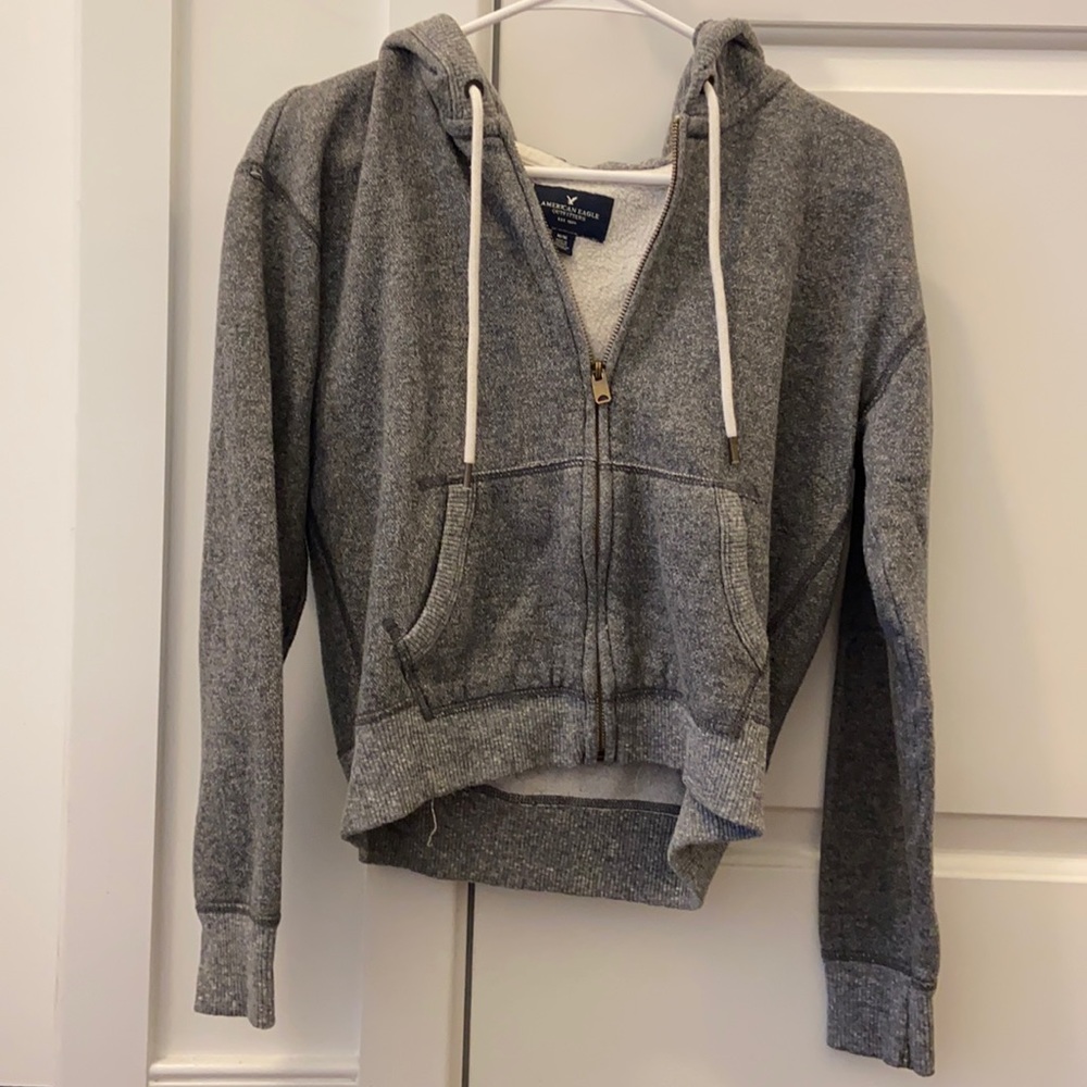 zip up hoodie from american eagle